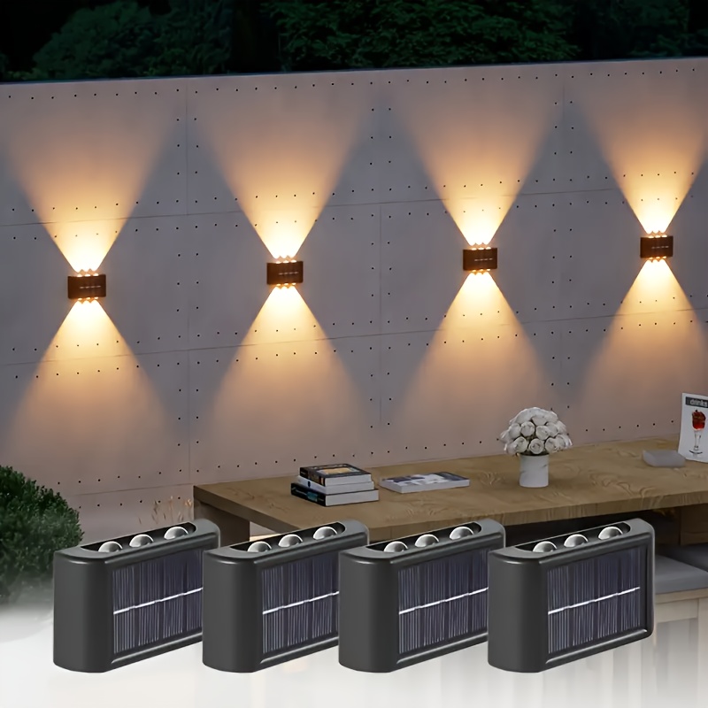 Solar Lamp - مصباح جداري شمسي LED خارجي مقاوم