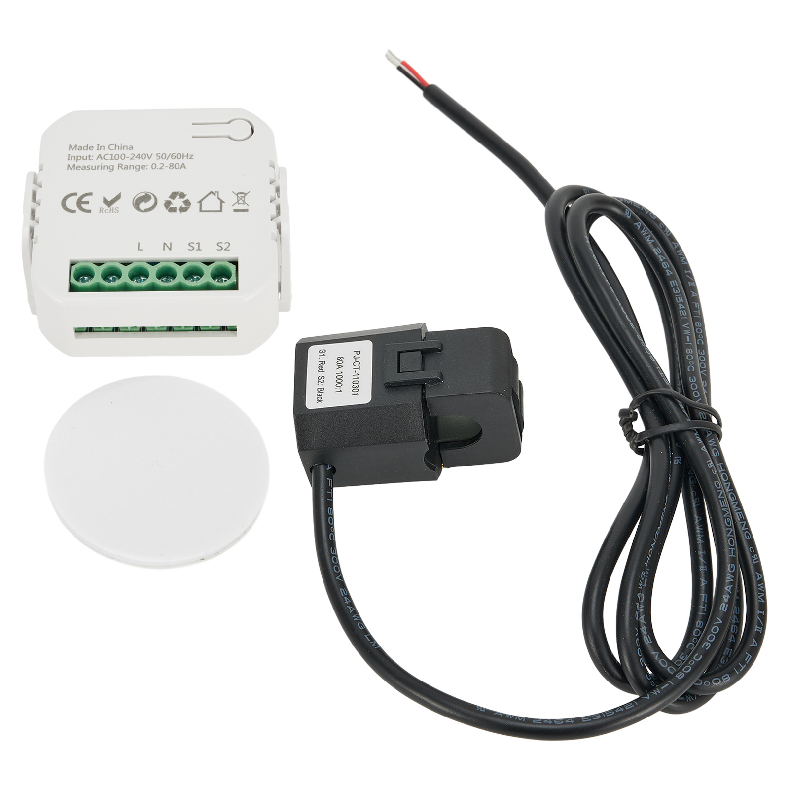 Energy Monitor Meter - عداد طاقة واي فاي 80 أمبير