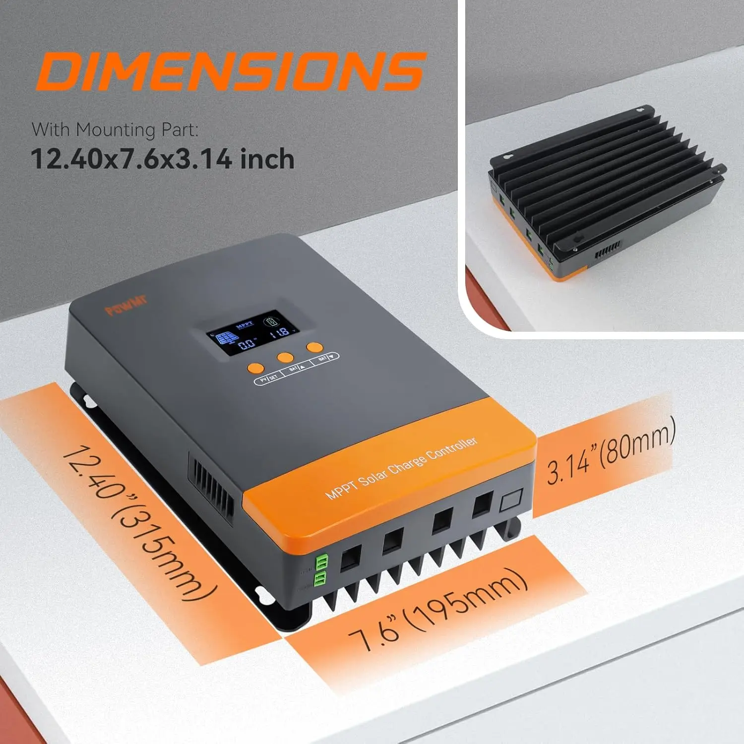 وحدة تحكم شحن البطارية PowMr ا - مراجعة Charge Controller Solar وسعره