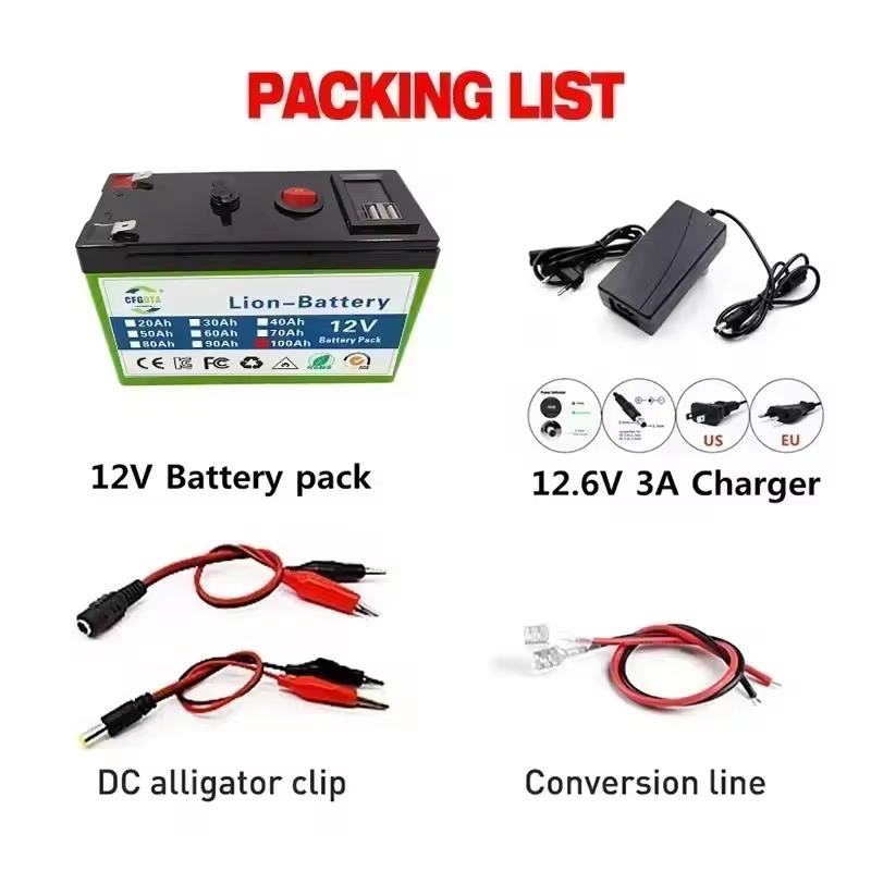 بطارية ليثيوم جديدة 12 فولت 10 - مراجعة Lithium Battery 12V وسعره