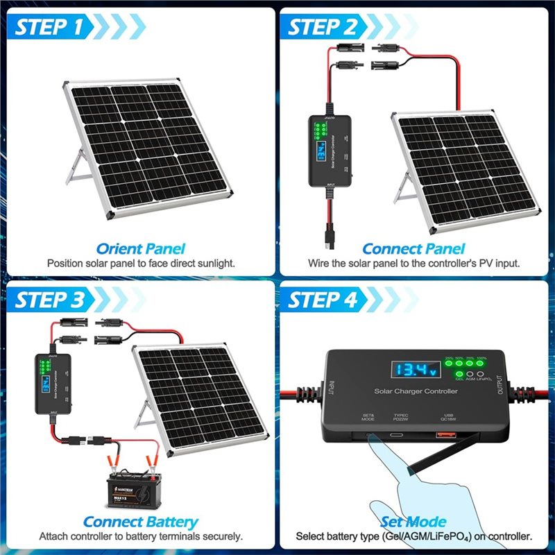 جديد وساخن - متوفر الآن: وحدة  - مراجعة Charge Controller Solar وسعره