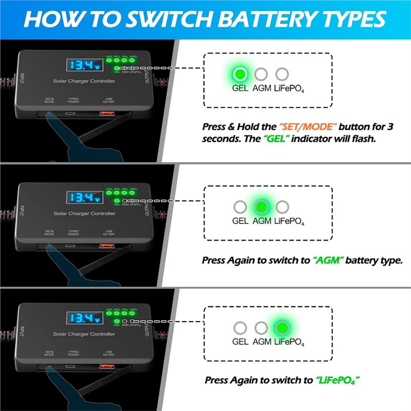 جديد وساخن - متوفر الآن: وحدة  - مراجعة Charge Controller Solar وسعره
