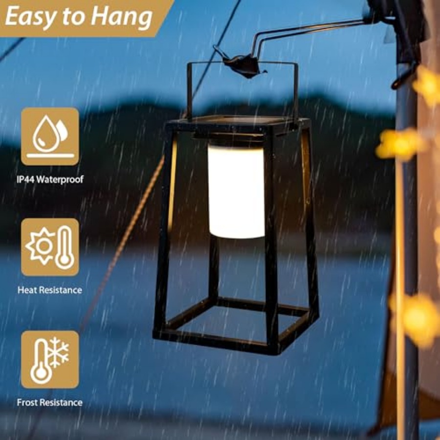 فانوس شمسي خارجي محمول بحجم 5  - مراجعة Solar Lamp وسعره