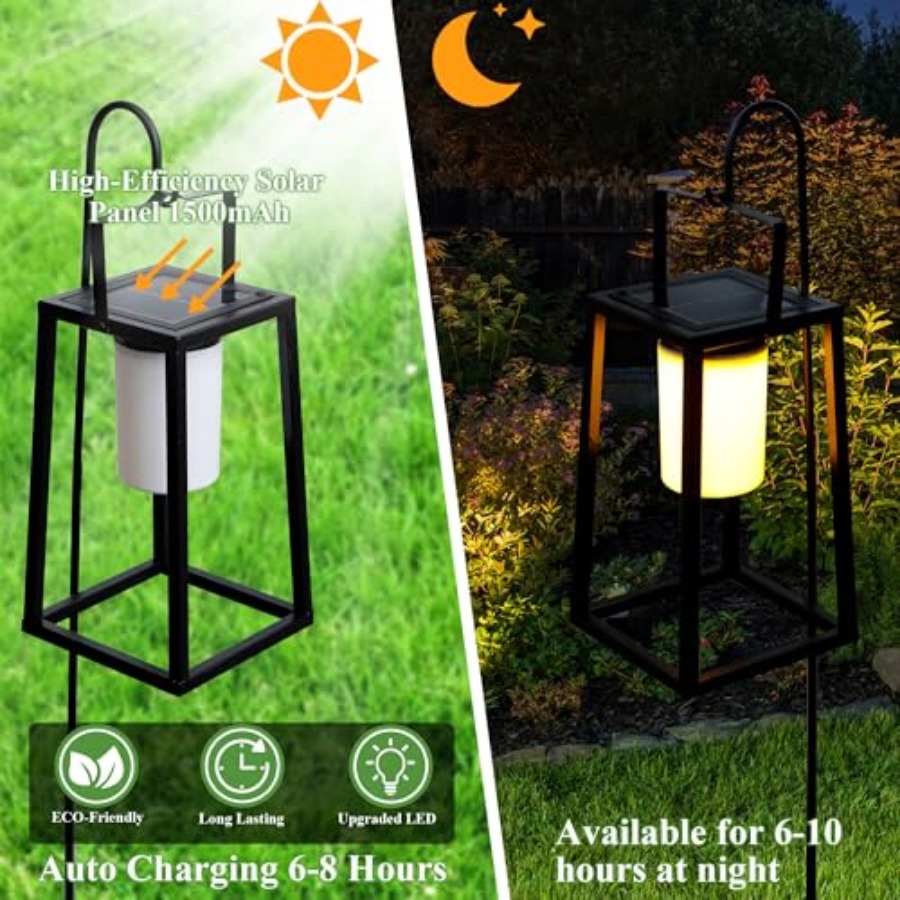 فانوس شمسي خارجي محمول بحجم 5  - مراجعة Solar Lamp وسعره
