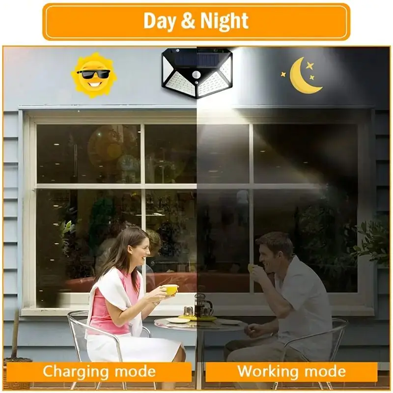 مصباح حديقة شمسي خارجي بـ 100  - مراجعة Solar Lamp وسعره