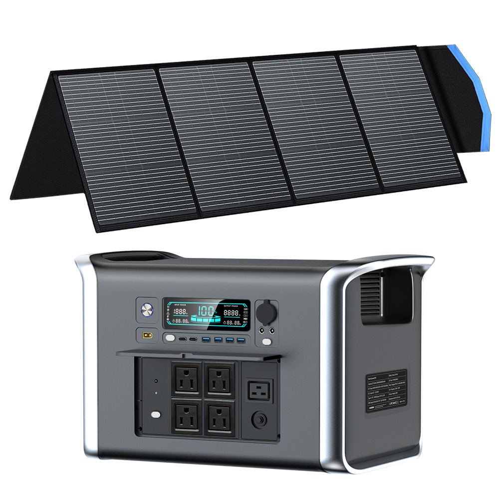 CTOLITY AP2000 محطة طاقة محمول - مراجعة Solar Panel 200W وسعره