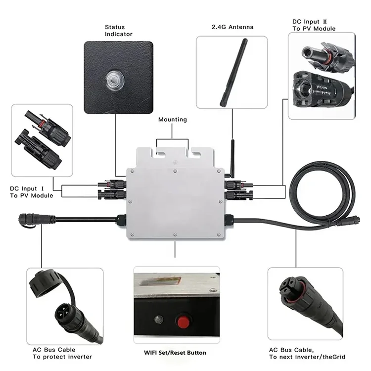 محول طاقة شمسية ذكي Deye SUN50 - مراجعة Power Inverter وسعره